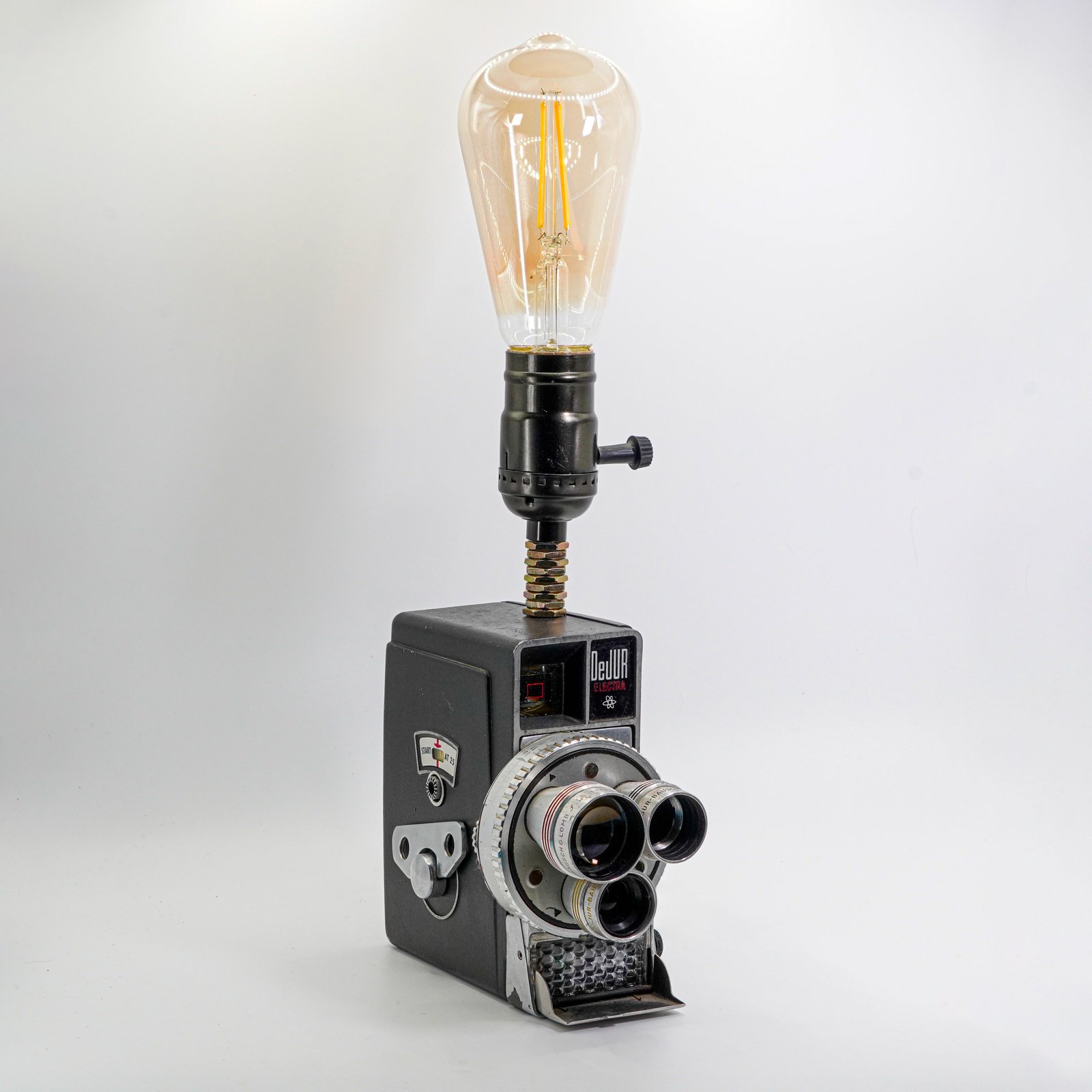 Dejur Electra 8mm Film Camera Lamp retrofit - Circa 1958